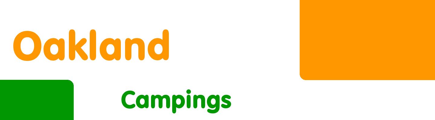 Best campings in Oakland - Rating & Reviews