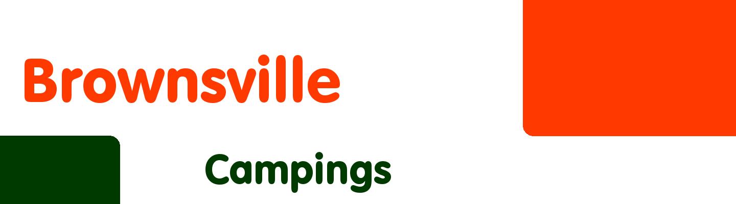 Best campings in Brownsville - Rating & Reviews