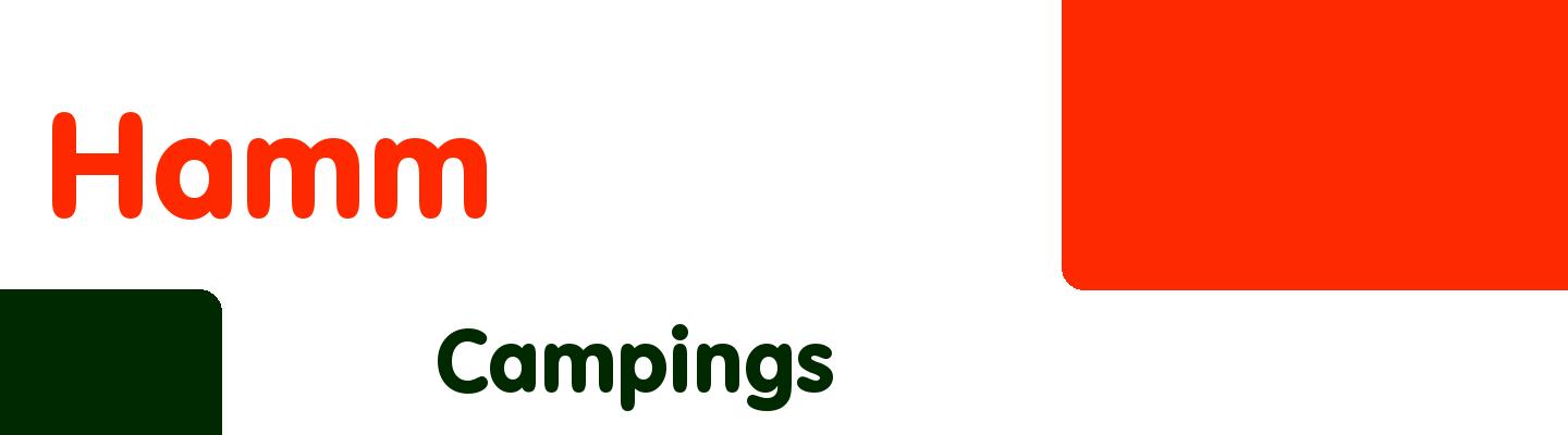 Best campings in Hamm - Rating & Reviews
