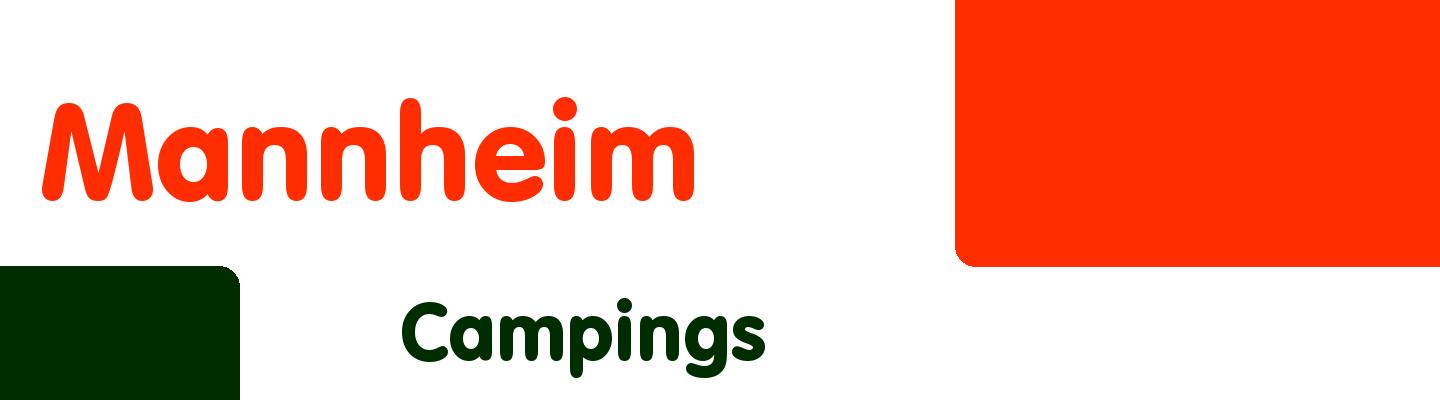 Best campings in Mannheim - Rating & Reviews