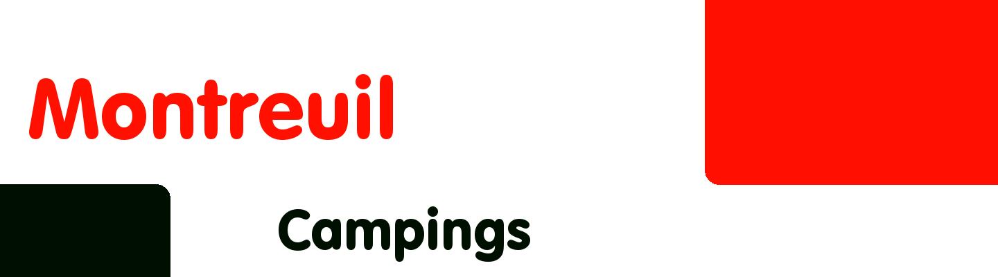 Best campings in Montreuil - Rating & Reviews