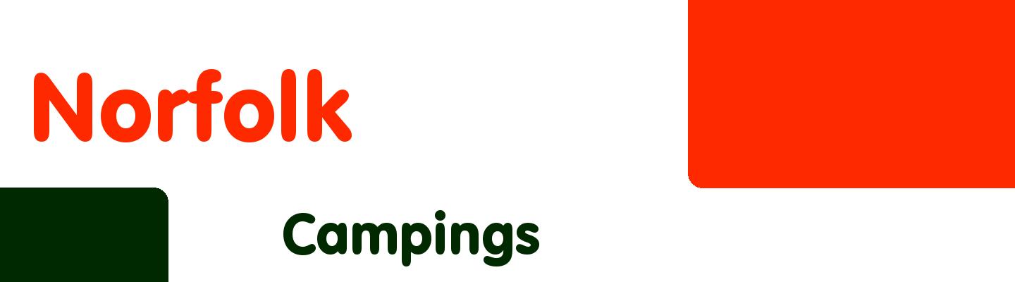Best campings in Norfolk - Rating & Reviews