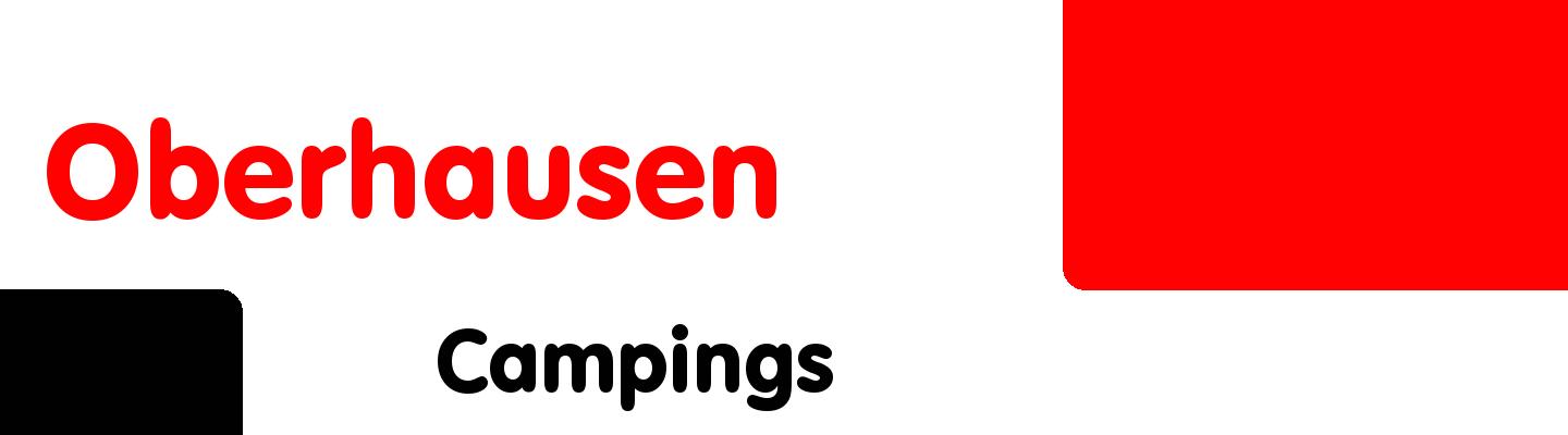 Best campings in Oberhausen - Rating & Reviews