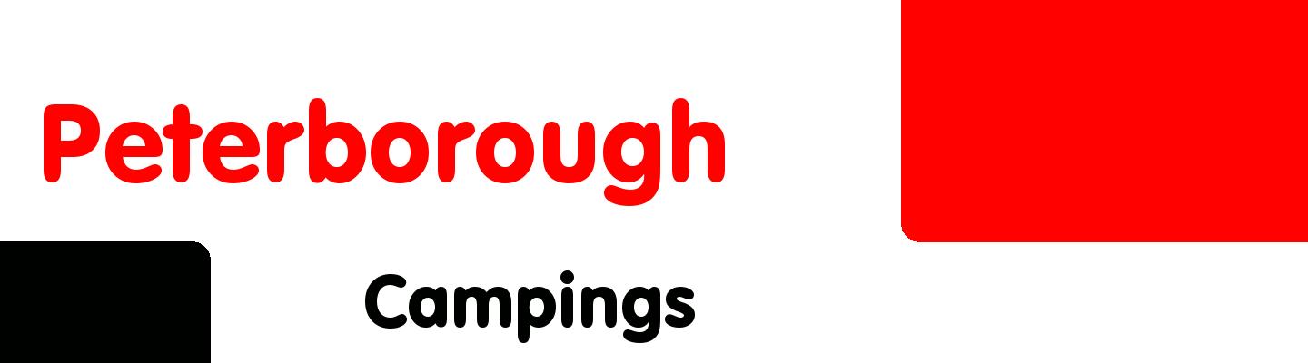Best campings in Peterborough - Rating & Reviews