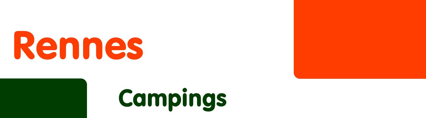Best campings in Rennes - Rating & Reviews