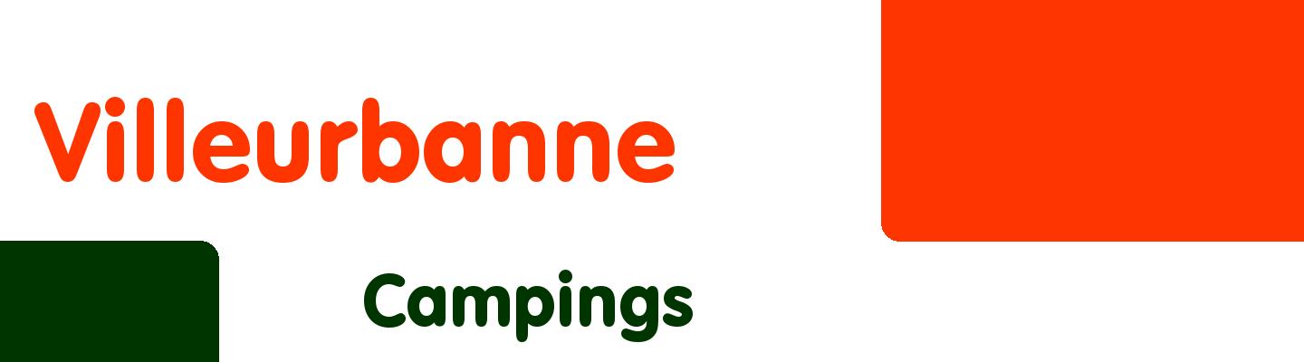 Best campings in Villeurbanne - Rating & Reviews