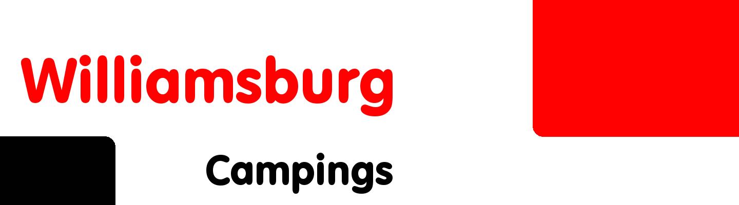 Best campings in Williamsburg - Rating & Reviews